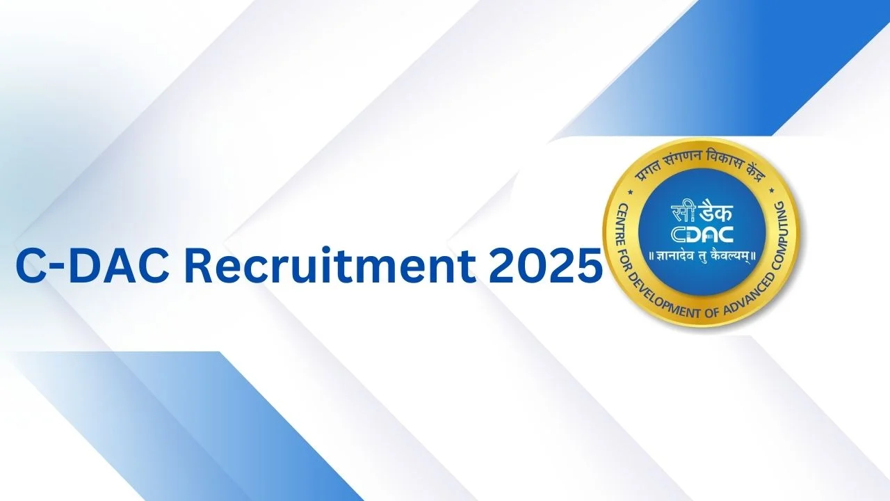 C-DAC Recruitment 2025: సీ-డాక్ లో రిక్రూట్మెంట్.. భారీగా ఉద్యోగాలు.. రూ.37 వేలు జీతం.. ఇలా అప్లై చేసుకోండి C-DAC Recruitment 2025: సీ-డాక్ లో రిక్రూట్మెంట్.. భారీగా ఉద్యోగాలు.. రూ.37 వేలు జీతం.. ఇలా అప్లై చేసుకోండి