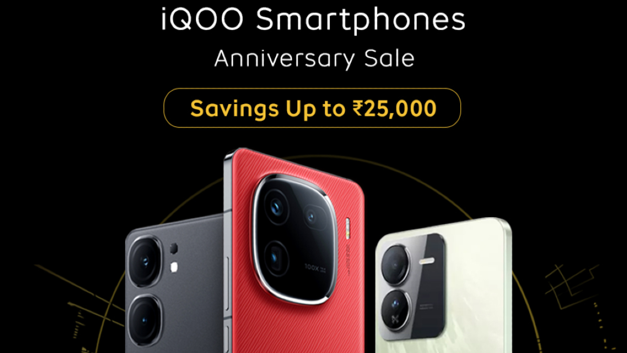 iQOO Anniversary Sale 2025 : ఐక్యూ వార్షికోత్సవ సేల్.. ఈ ఐక్యూ ఫోన్లపై కళ్లు చెదిరే డిస్కౌంట్లు.. అతి తక్కువ ధరకే ఇలా కొనేసుకోండి..! iQOO Anniversary Sale 2025 : ఐక్యూ వార్షికోత్సవ సేల్.. ఈ ఐక్యూ ఫోన్లపై కళ్లు చెదిరే డిస్కౌంట్లు.. అతి తక్కువ ధరకే ఇలా కొనేసుకోండి..!