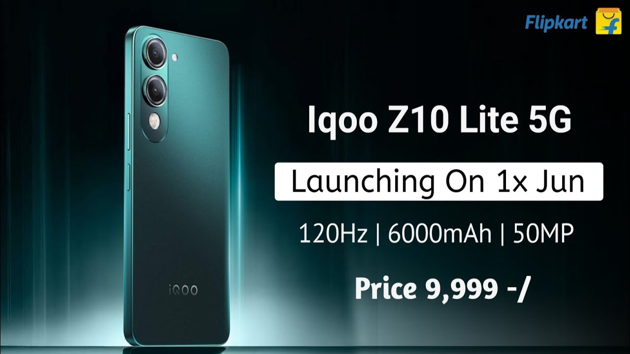 iQOO Z10 Lite 5G : ఐక్యూ Z10 లైట్ 5G వస్తోందోచ్.. జూన్ 18నే లాంచ్.. ఫీచర్లు అదుర్స్.. ధర ఎంత ఉండొచ్చంటే? iQOO Z10 Lite 5G : ఐక్యూ Z10 లైట్ 5G వస్తోందోచ్.. జూన్ 18నే లాంచ్.. ఫీచర్లు అదుర్స్.. ధర ఎంత ఉండొచ్చంటే?