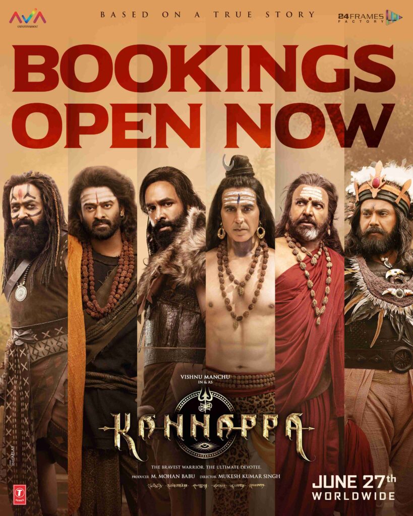 Manchu Vishnu Prabhas Mohanlal Akshay Kumar Kajal Kannappa Movie Review 
