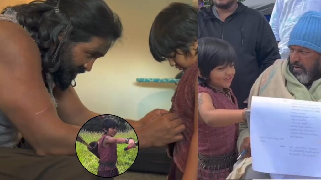 Manchu Vishnu Shares his Son Avram Kannappa Making Video