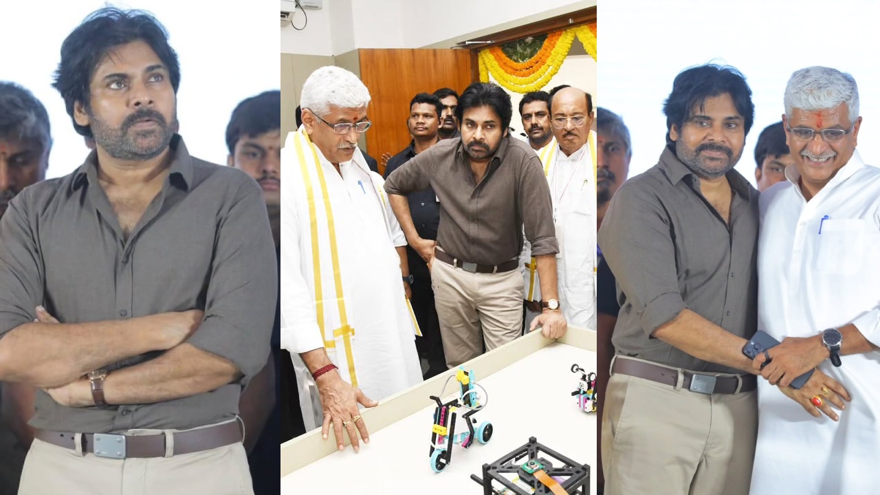 Deputy CM Pawan Kalyan : కొత్త లుక్ లో డిప్యూటీ సీఎం పవన్ కళ్యాణ్.. టక్ వేసి.. ఫొటోలు వైరల్..