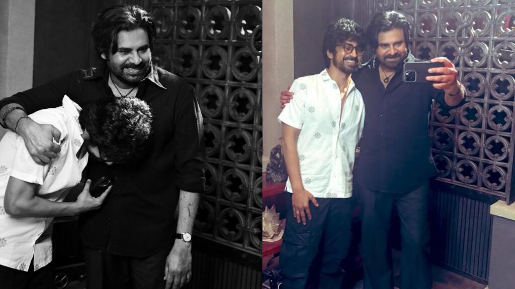Tamil Star Arjun Das Shares Photos with Pawan Kalyan from They Call Him OG Movie Sets