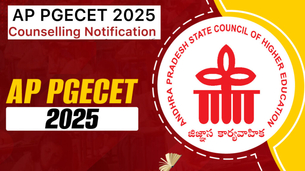 AP PGECET 2025 Counselling Notification Released
