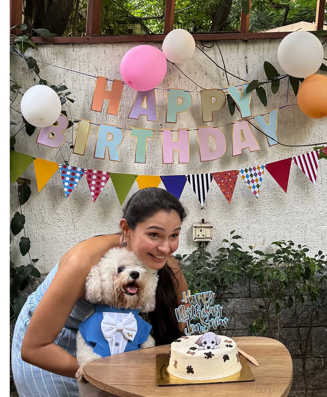 Andrea Jeremiah Celebrated her Pet Dog Birthday
