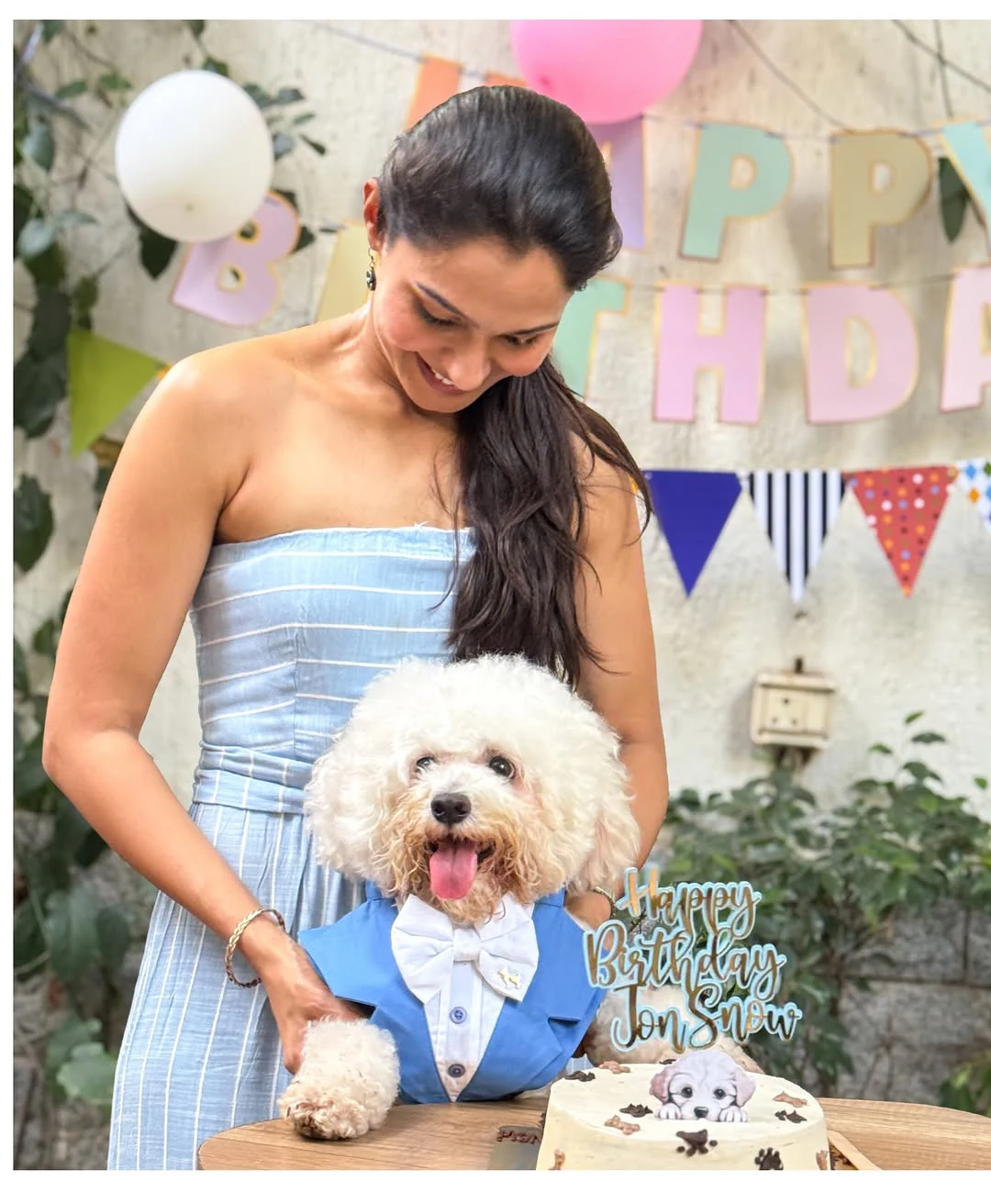 Andrea Jeremiah Celebrated her Pet Dog Birthday