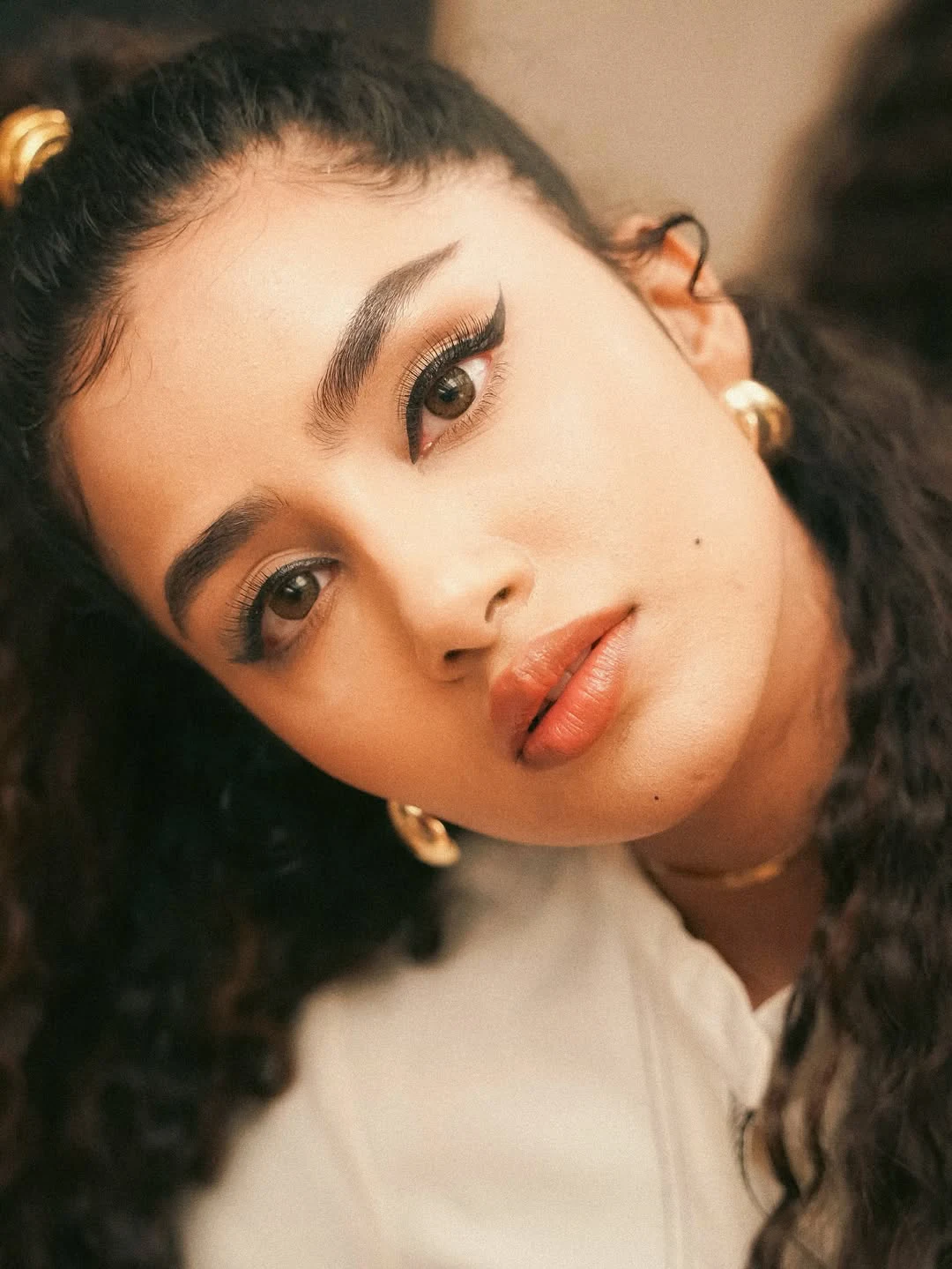 Anupama Parameswaran Stylish Looks in White Dress
