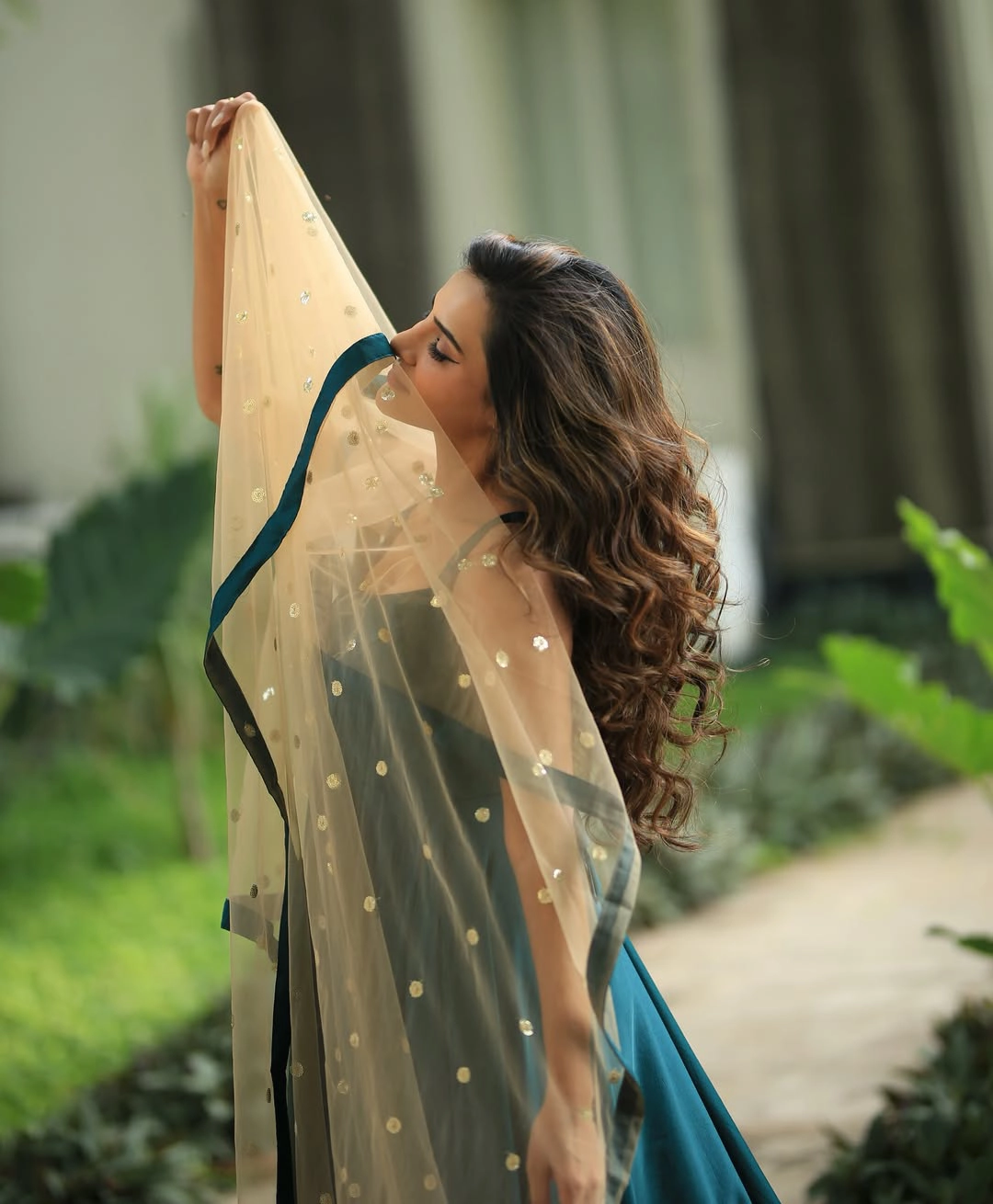 Ashu Reddy Simple Looks in Punjabi Dress