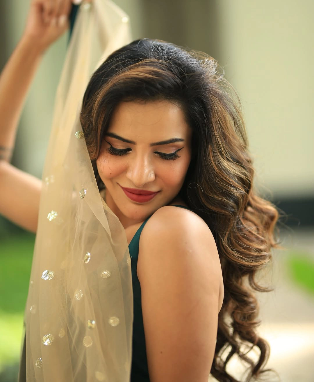 Ashu Reddy Simple Looks in Punjabi Dress