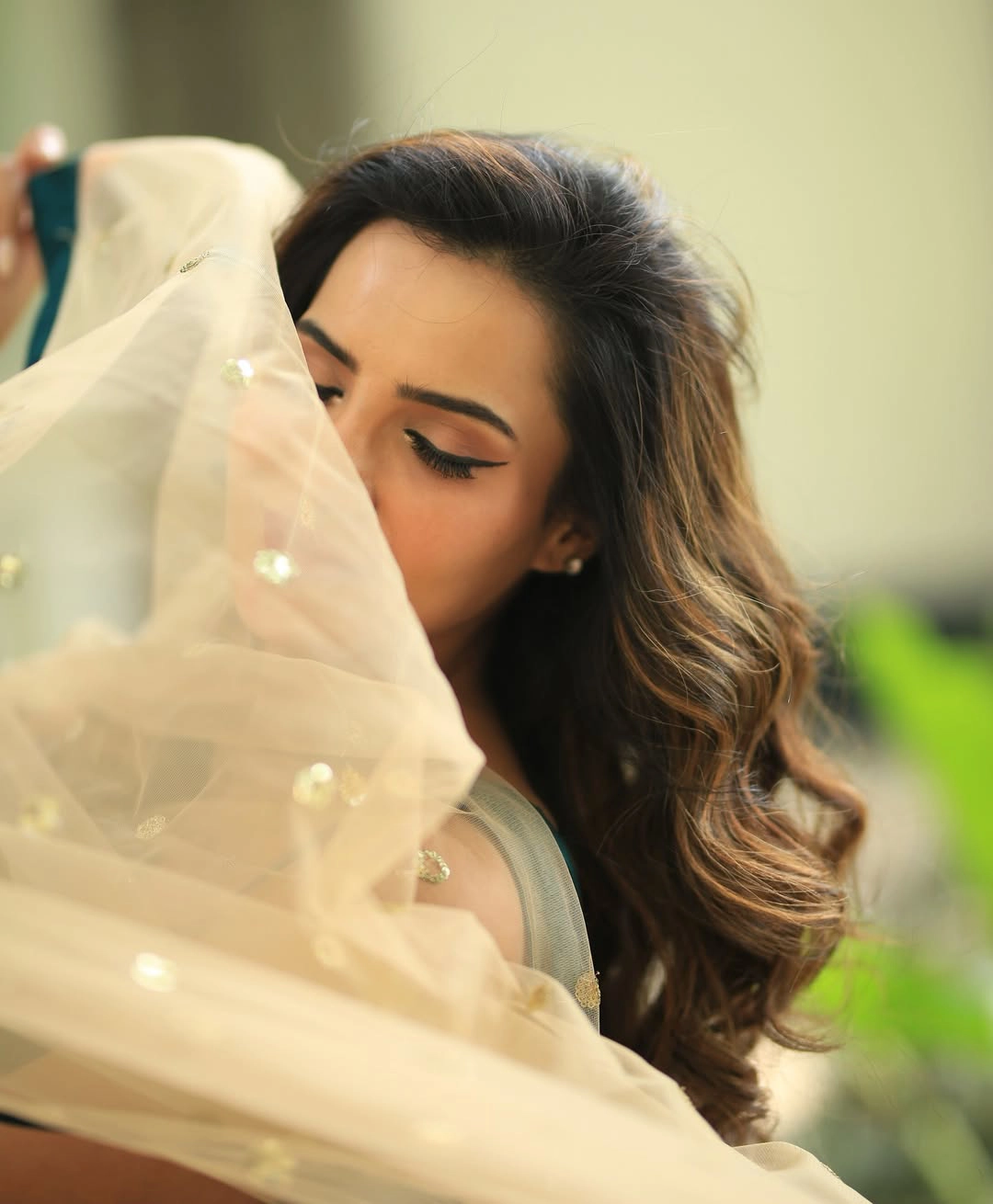 Ashu Reddy Simple Looks in Punjabi Dress