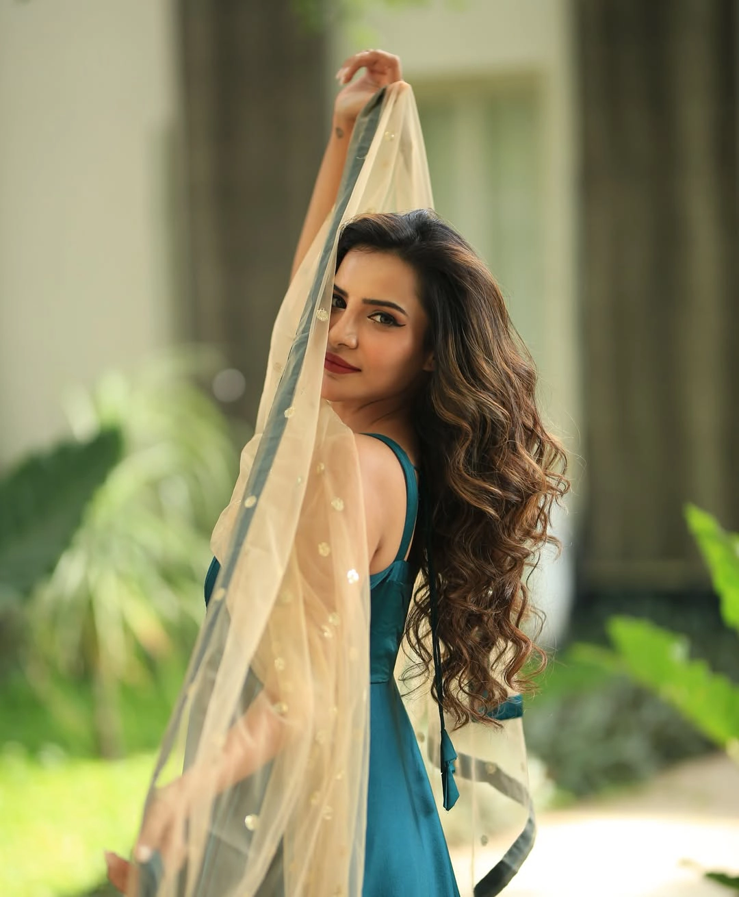 Ashu Reddy Simple Looks in Punjabi Dress