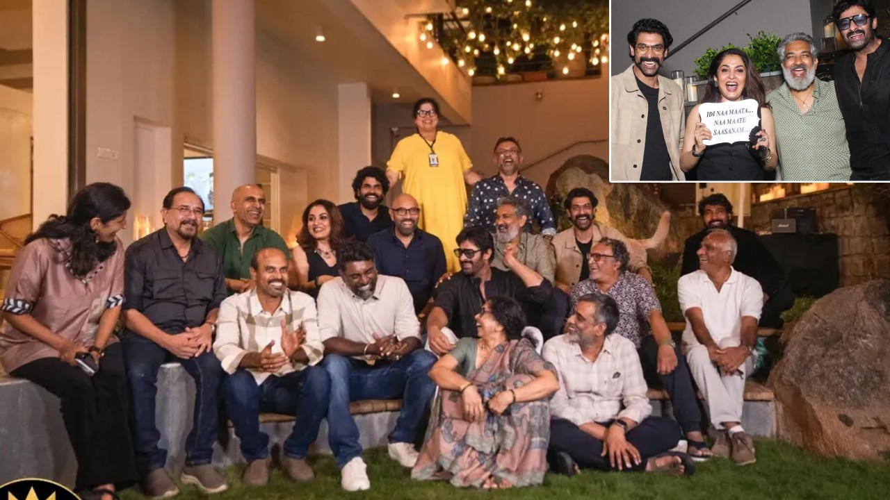 Baahubali Reunion : బాహుబలి రీ యూనియన్.. ఫొటోలు వైరల్.. తమన్నా, అనుష్క మిస్సింగ్..