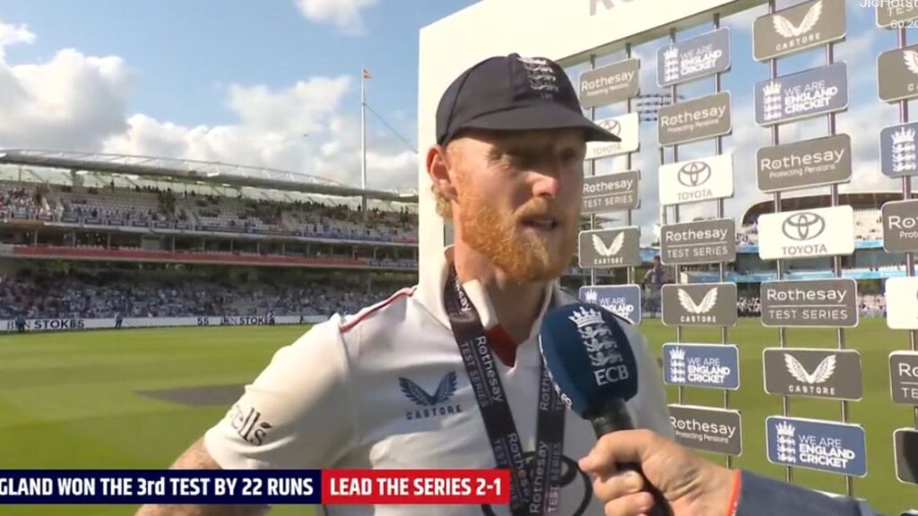 Ben Stokes comments viral after england beat india in lords test
