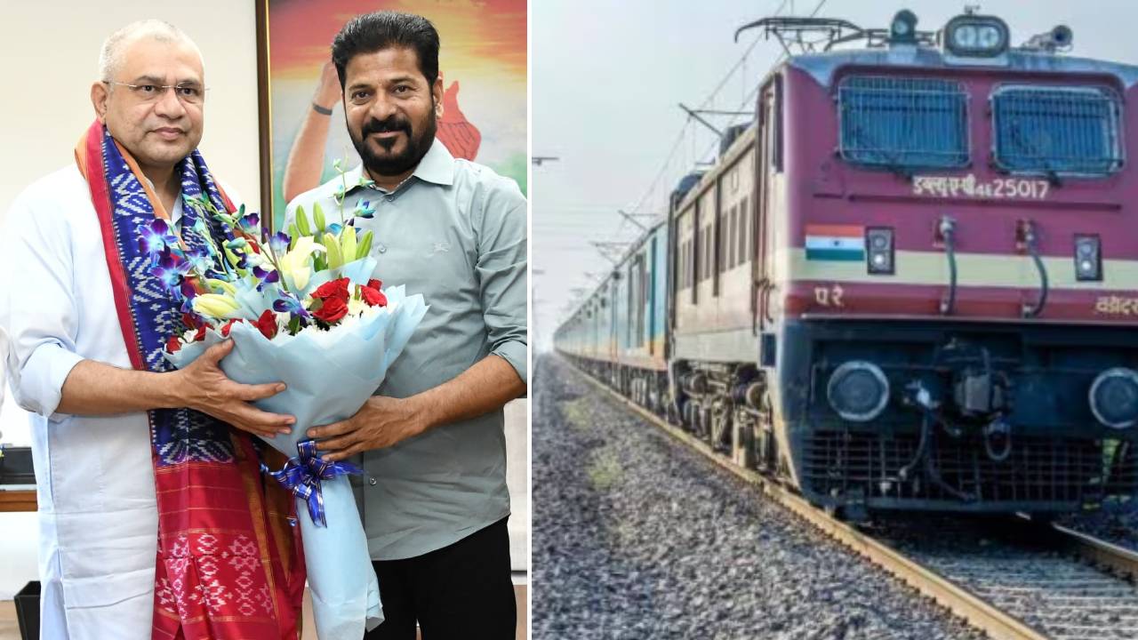 కేంద్ర మంత్రితో సీఎం రేవంత్ భేటీ.. రీజనల్ రింగ్ రైలు ప్రాజెక్టు అనుమతులకై విజ్ఞప్తి.. హైదరాబాద్ డైపోర్టు – బందరుకు రైల్వేలైన్ కూడా.. అ జిల్లాలకు మహర్ధశ.. కేంద్ర మంత్రితో సీఎం రేవంత్ భేటీ.. రీజనల్ రింగ్ రైలు ప్రాజెక్టు అనుమతులకై విజ్ఞప్తి.. హైదరాబాద్ డైపోర్టు – బందరుకు రైల్వేలైన్ కూడా.. అ జిల్లాలకు మహర్ధశ..
