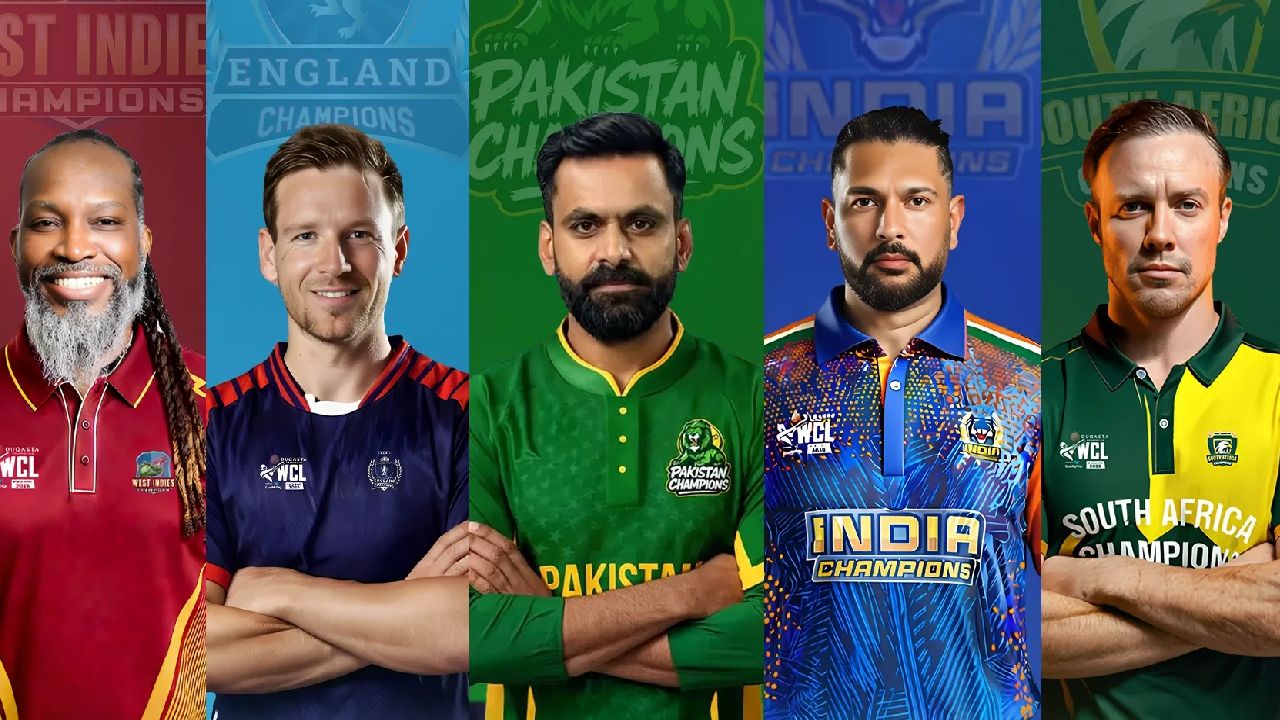 WCL 2025 : నేటి నుంచే డబ్ల్యూసీఎల్.. గేల్, యువీ, డివిలియర్స్, రైనా, మెరుపులను ఎక్కడ చూడొచ్చొ తెలుసా? WCL 2025 : నేటి నుంచే డబ్ల్యూసీఎల్.. గేల్, యువీ, డివిలియర్స్, రైనా, మెరుపులను ఎక్కడ చూడొచ్చొ తెలుసా?