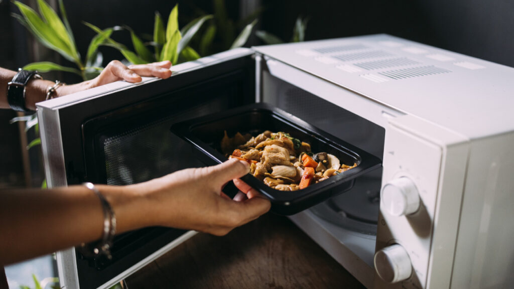 There is a risk of poisoning from repeatedly heating food.