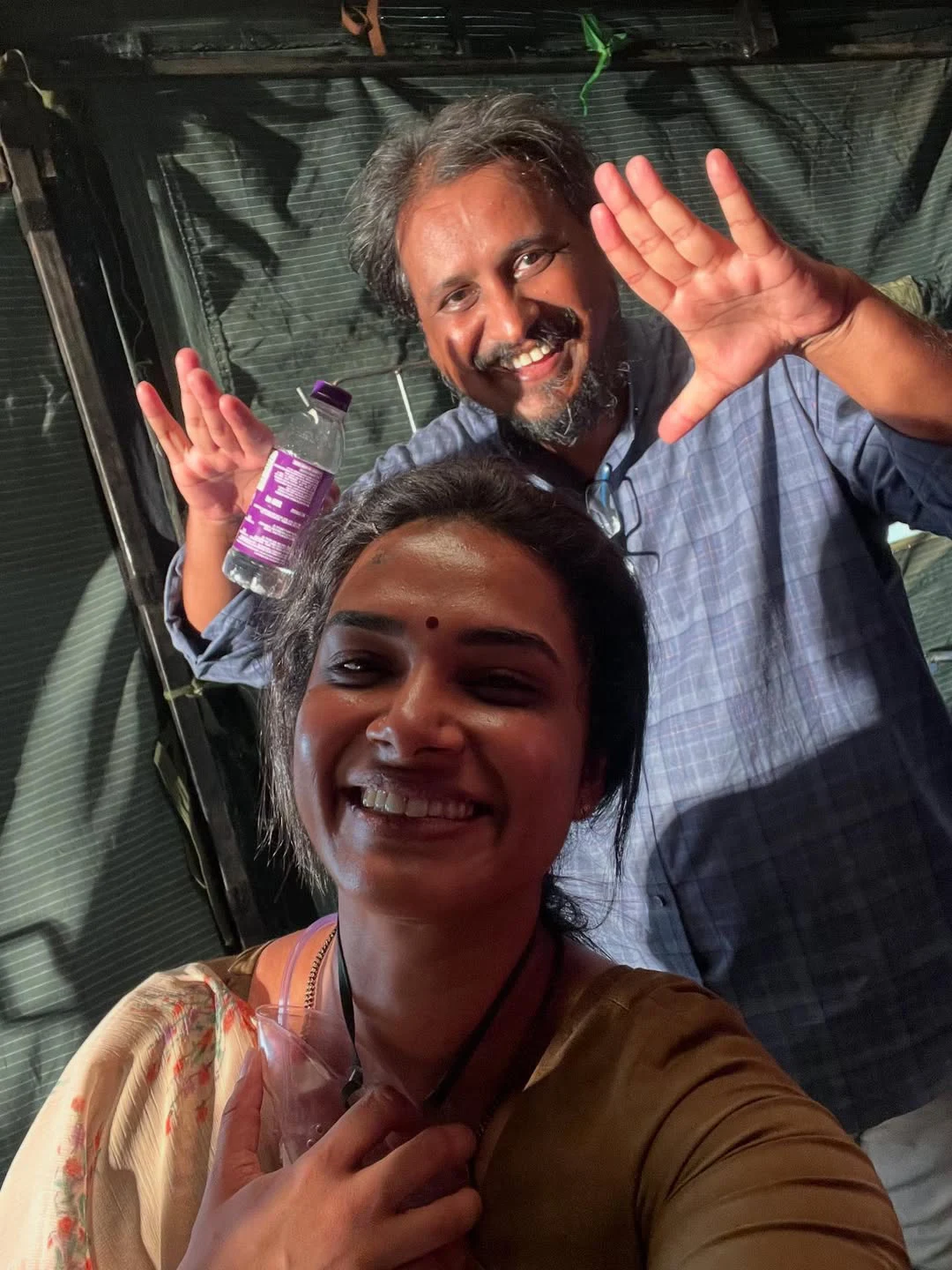 Hari Teja Working Stills from Thammudu Movie