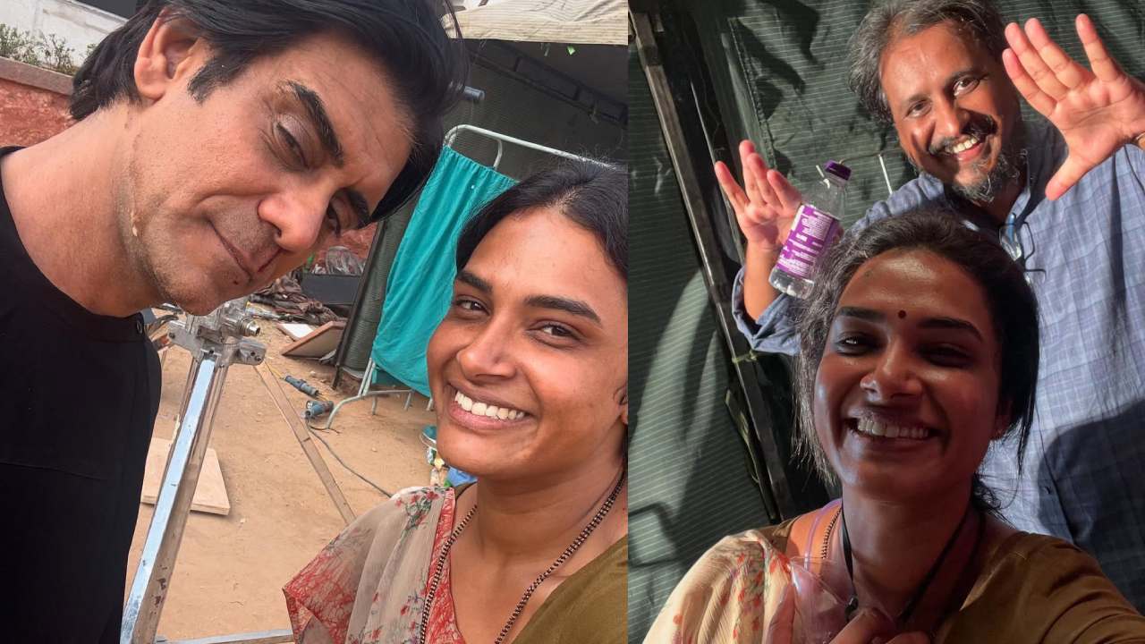 Hari Teja : తమ్ముడు సినిమా నుంచి హరితేజ వర్కింగ్ స్టిల్స్..