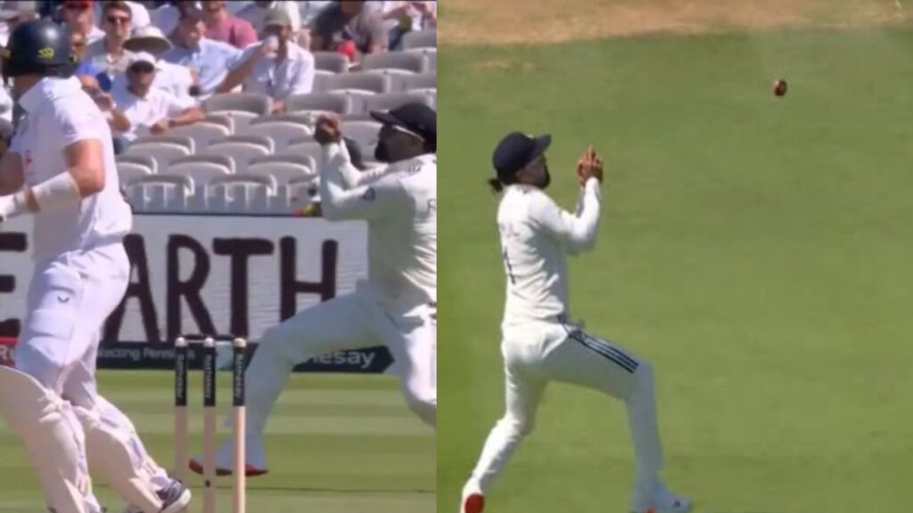 KL Rahul drops easiest catch Mohammed Siraj reaction viral