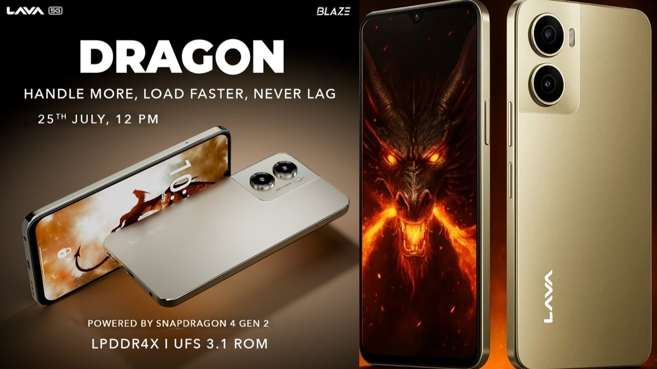 Lava Blaze Dragon 5G : కొత్త ఫోన్ కొంటున్నారా? అతి చౌకైన ధరకే లావా బ్లేజ్ డ్రాగన్ 5G ఫోన్ వచ్చేసింది.. ఆగస్టు 1 నుంచే సేల్..! Lava Blaze Dragon 5G : కొత్త ఫోన్ కొంటున్నారా? అతి చౌకైన ధరకే లావా బ్లేజ్ డ్రాగన్ 5G ఫోన్ వచ్చేసింది.. ఆగస్టు 1 నుంచే సేల్..!