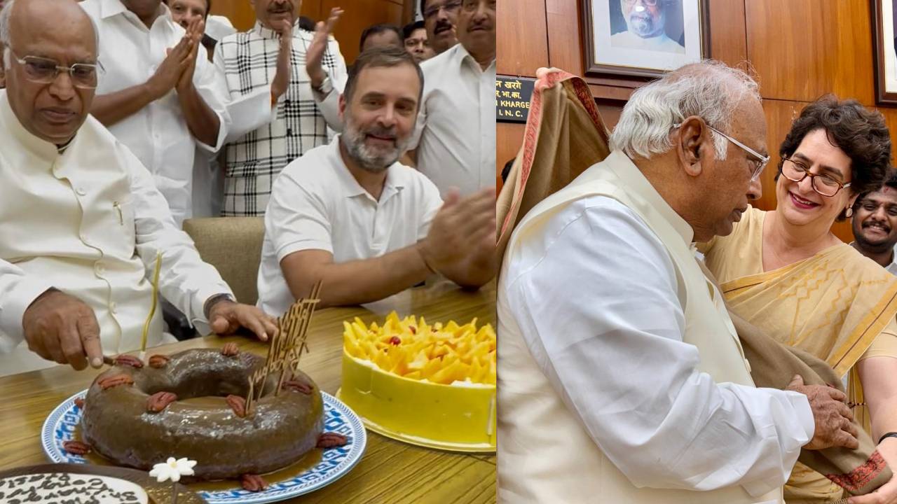 మల్లిఖార్జున ఖర్గే జన్మదిన వేడుకలు.. రాహుల్, ప్రియాంకలు ఏం చేశారో చూడండి.. వీడియో వైరల్ .. మల్లిఖార్జున ఖర్గే జన్మదిన వేడుకలు.. రాహుల్, ప్రియాంకలు ఏం చేశారో చూడండి.. వీడియో వైరల్ ..