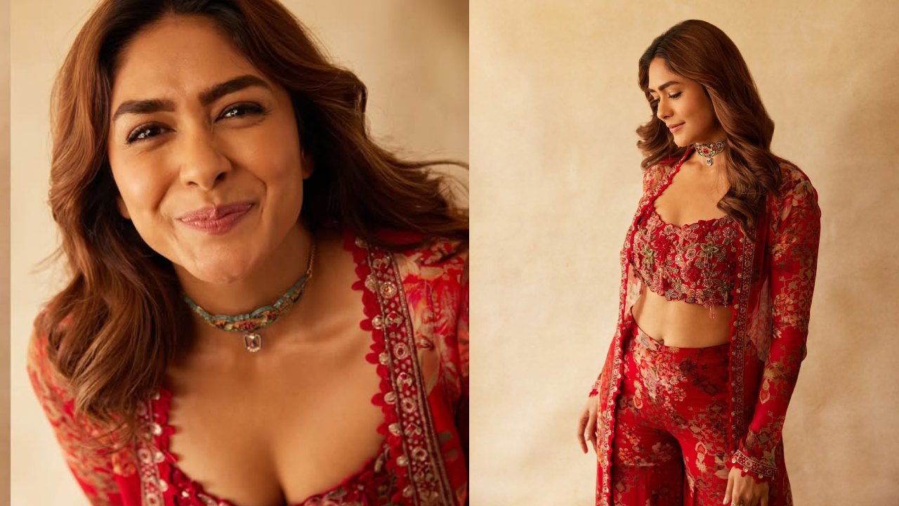 Mrunal Thakur : రెడ్ డ్రెస్ లో మైమరిపిస్తున్న మృణాల్ ఠాకూర్.. లేటెస్ట్ ఫొటోలు..