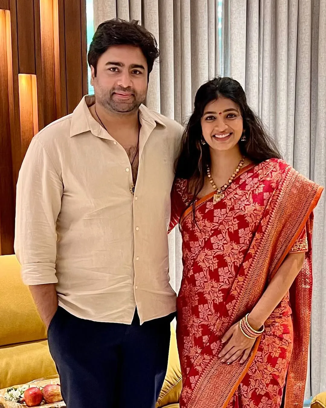 Nara Rohith Siree Lella Love Anniversary