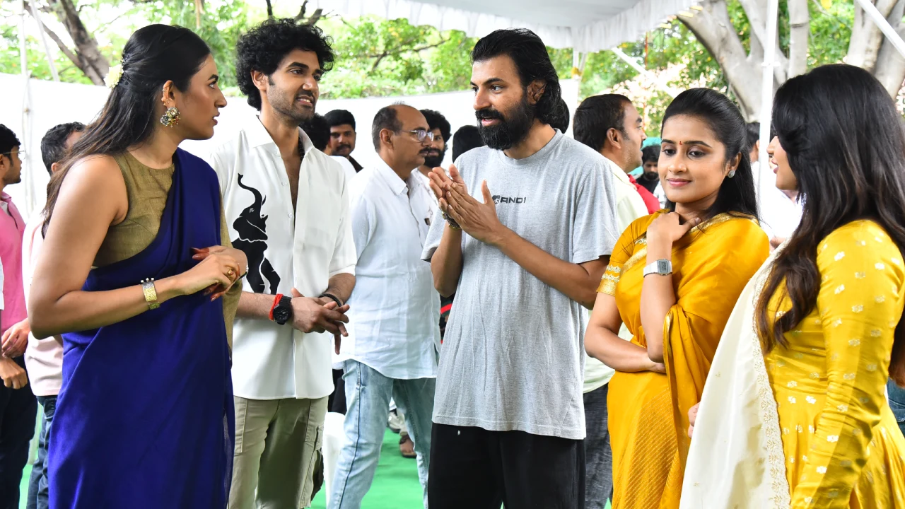 Niharika New Movie Opening as Producer with Sangeeth Shobhan Nayan Sarika