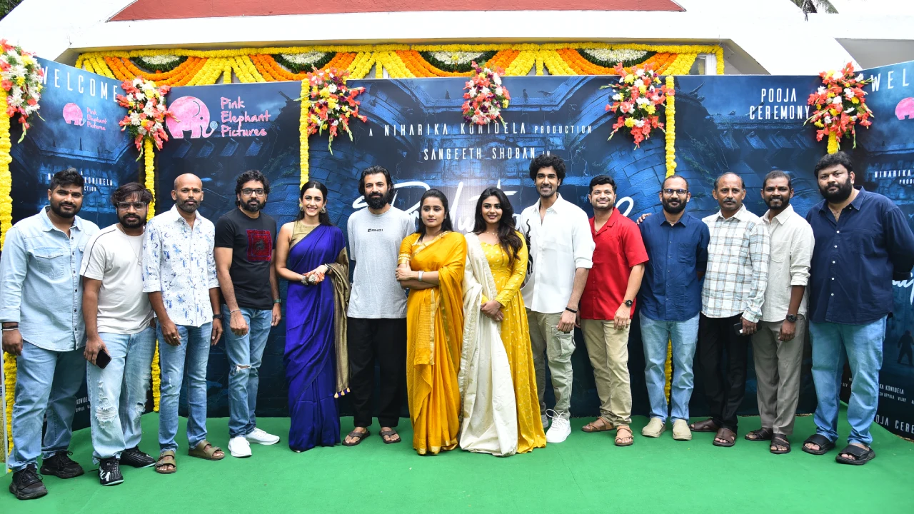 Niharika New Movie Opening as Producer with Sangeeth Shobhan Nayan Sarika