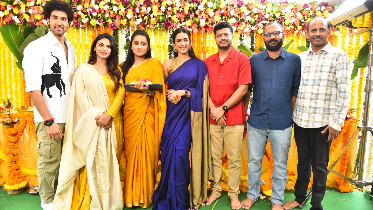 Niharika New Movie Opening as Producer with Sangeeth Shobhan Nayan Sarika