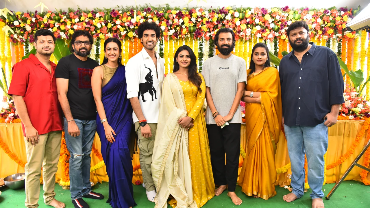 Niharika New Movie Opening as Producer with Sangeeth Shobhan Nayan Sarika