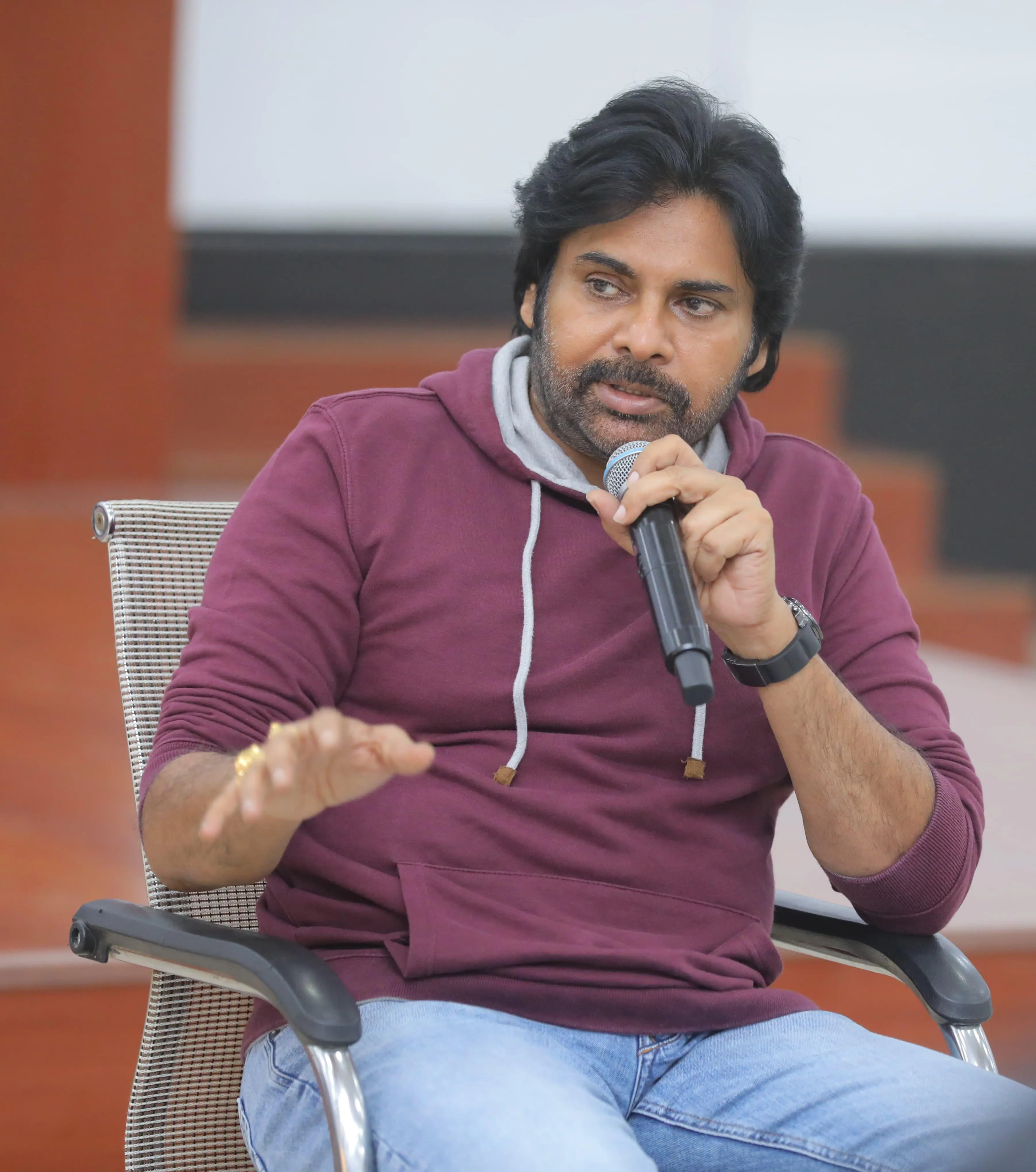 Pawan Kalyan Colorful Photos from HariHara VeeraMallu Promotions