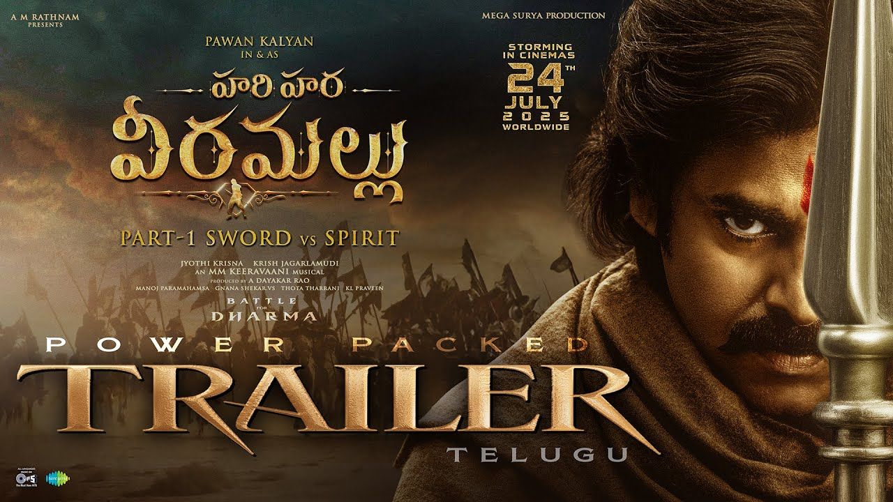 Hari Hara Veera Mallu : పవన్ ‘హరి హర వీరమల్లు’ ట్రైలర్ వచ్చేసింది.. అదిరిపోయిన యాక్షన్ సీన్స్.. గూస్ బంప్స్ Hari Hara Veera Mallu : పవన్ ‘హరి హర వీరమల్లు’ ట్రైలర్ వచ్చేసింది.. అదిరిపోయిన యాక్షన్ సీన్స్.. గూస్ బంప్స్
