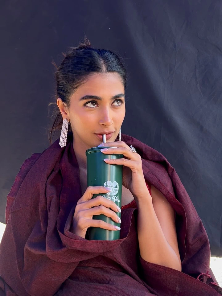 Pooja Hegde Monica Song Making Stills
