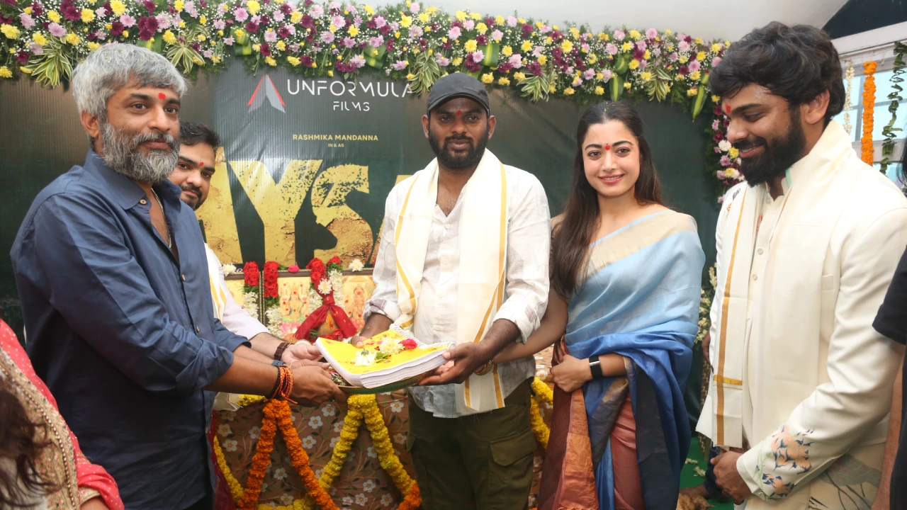 Rashmika Mandanna New Movie Mysaa Opening Ceremony