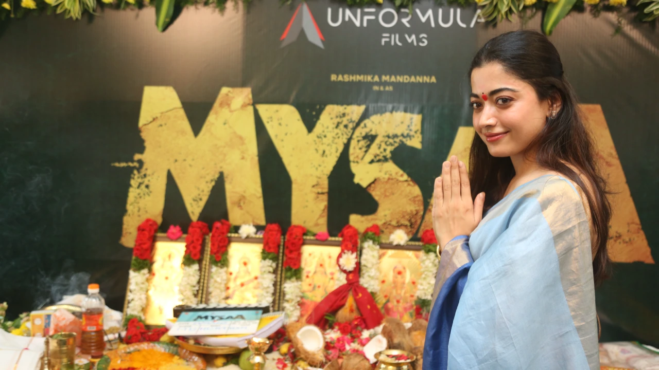 Rashmika Mandanna New Movie Mysaa Opening Ceremony