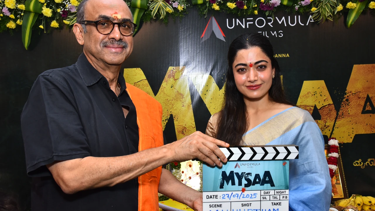 Rashmika Mandanna New Movie Mysaa Opening Ceremony