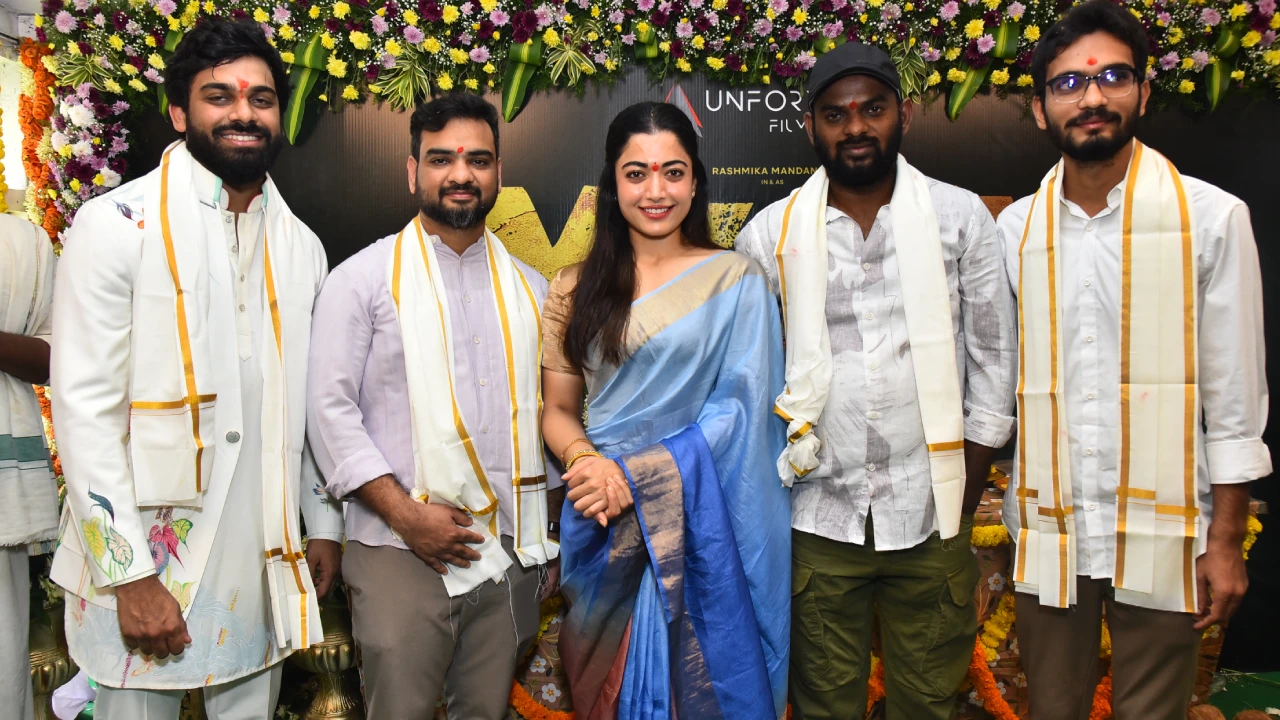 Rashmika Mandanna New Movie Mysaa Opening Ceremony