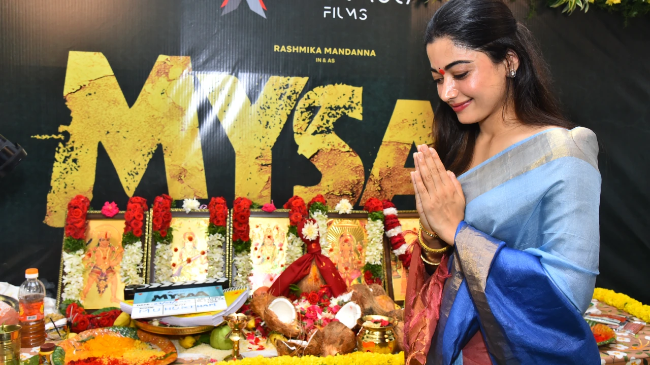 Rashmika Mandanna New Movie Mysaa Opening Ceremony