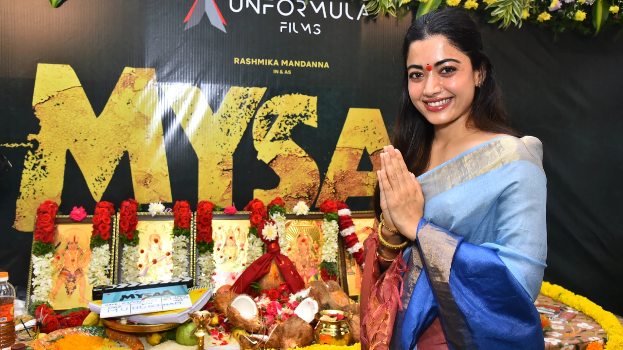 Rashmika Mandanna New Movie Mysaa Opening Ceremony