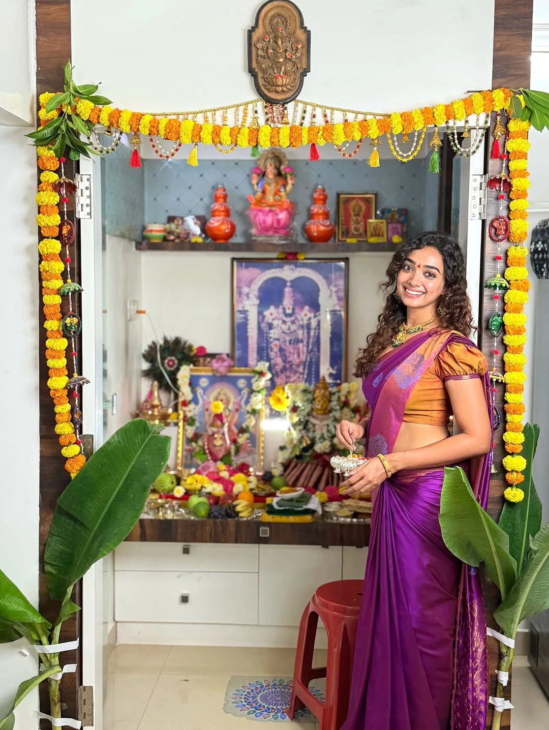 Saanve Megghana Sravana Sukravaram Special Traditional photos