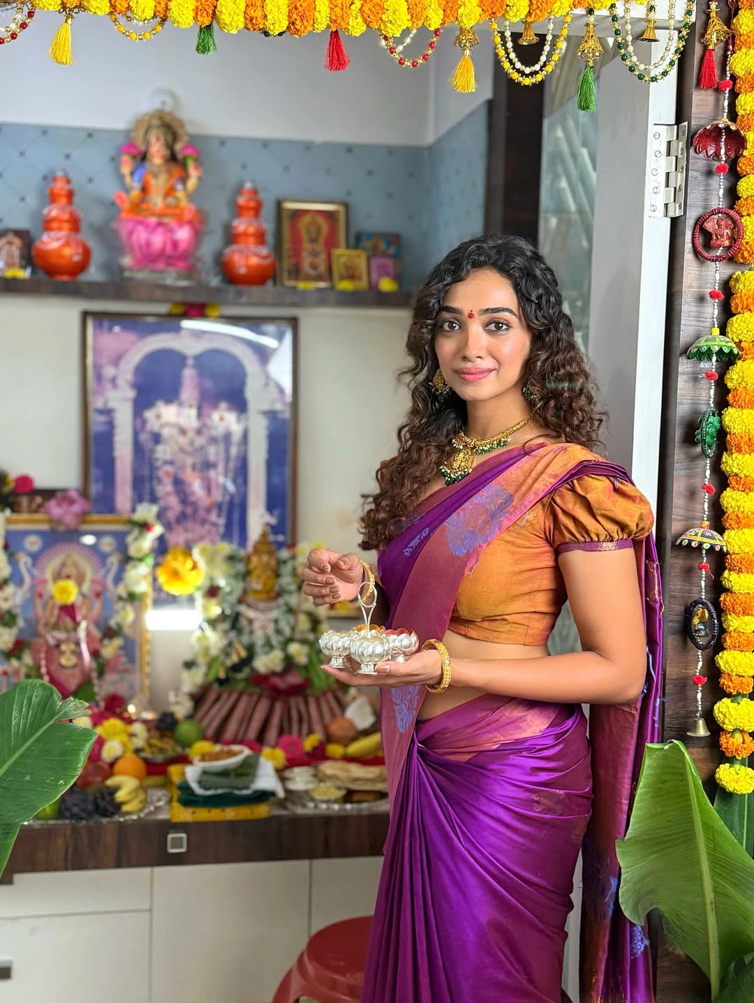 Saanve Megghana Sravana Sukravaram Special Traditional photos