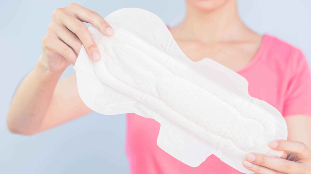 Will using sanitary pads cause infertility problems?