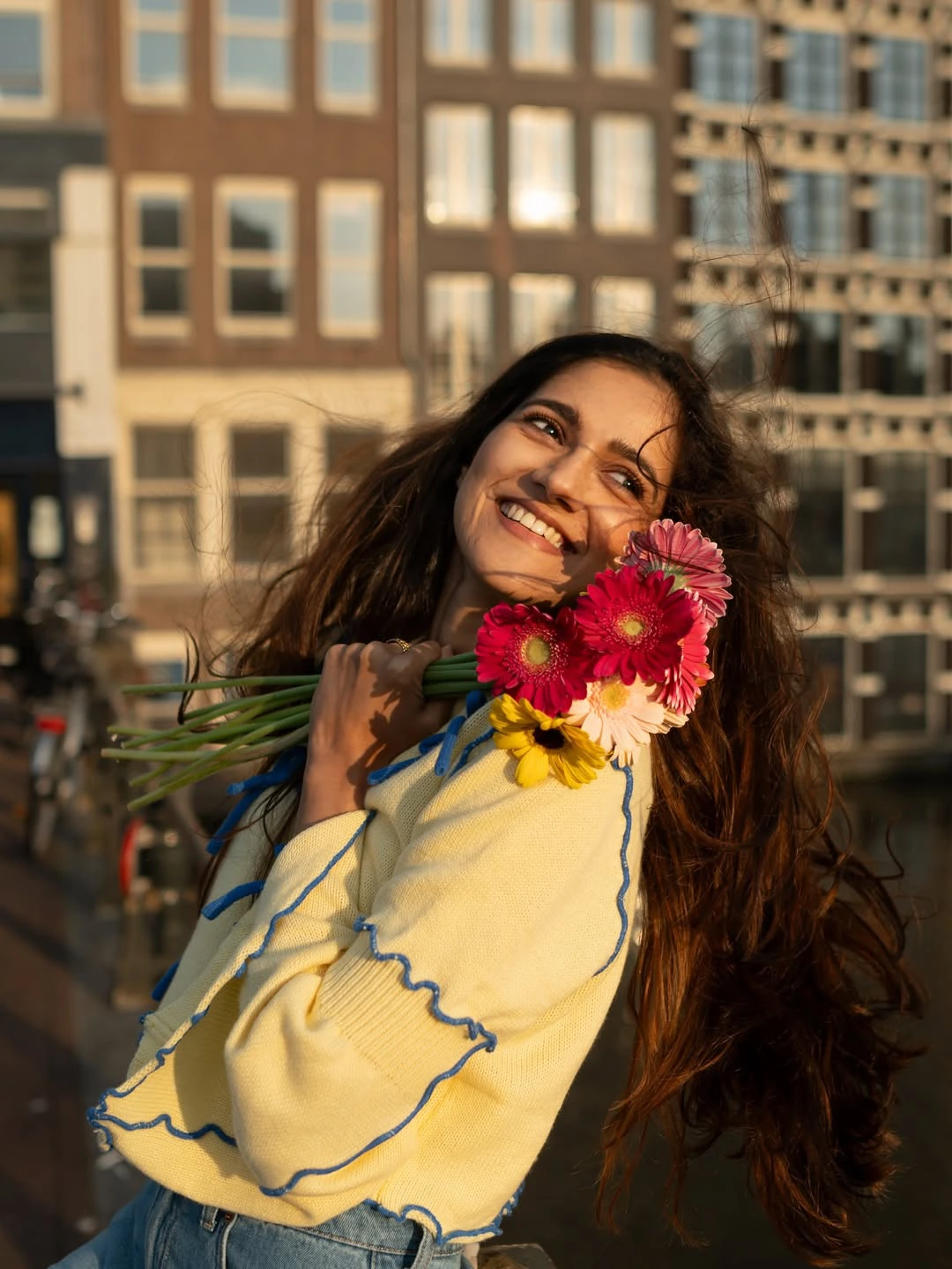 Simran Choudhary Cute Photos from Netherlands Vacation