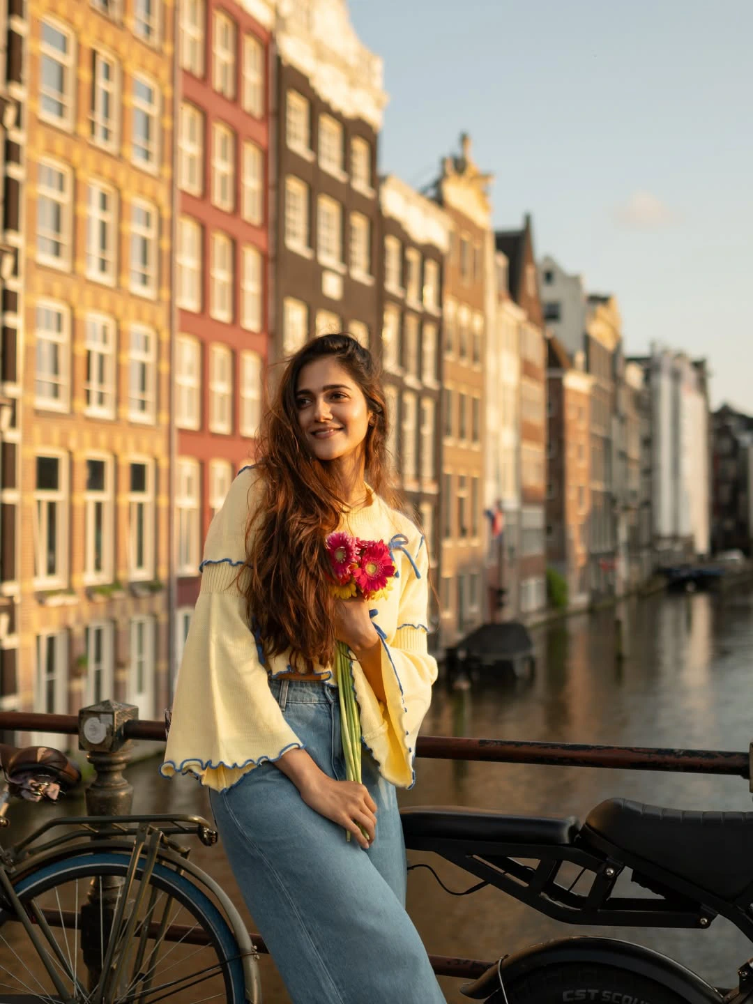 Simran Choudhary Cute Photos from Netherlands Vacation