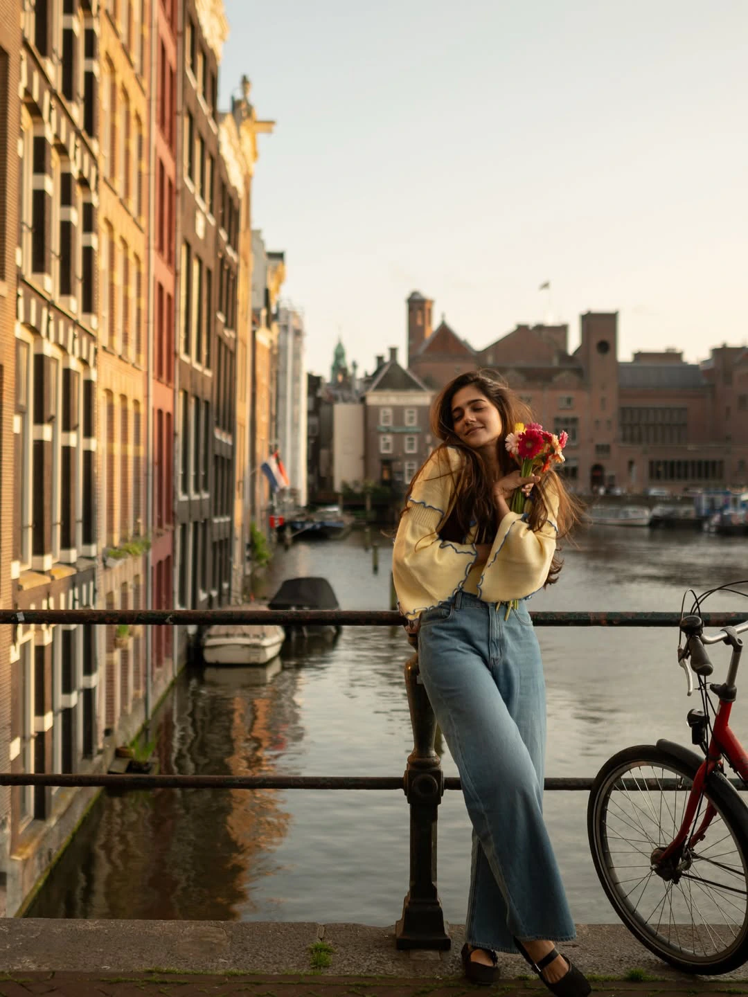 Simran Choudhary Cute Photos from Netherlands Vacation