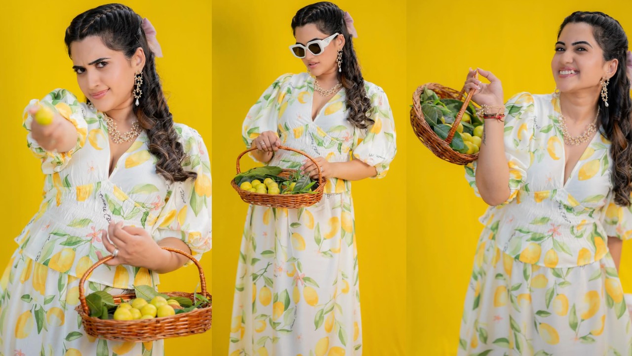 Sravanthi Chokarapu : నిమ్మకాయలు కావాలా..? లెమన్స్ తో యాంకర్ స్రవంతి క్యూట్ ఫొటోలు..