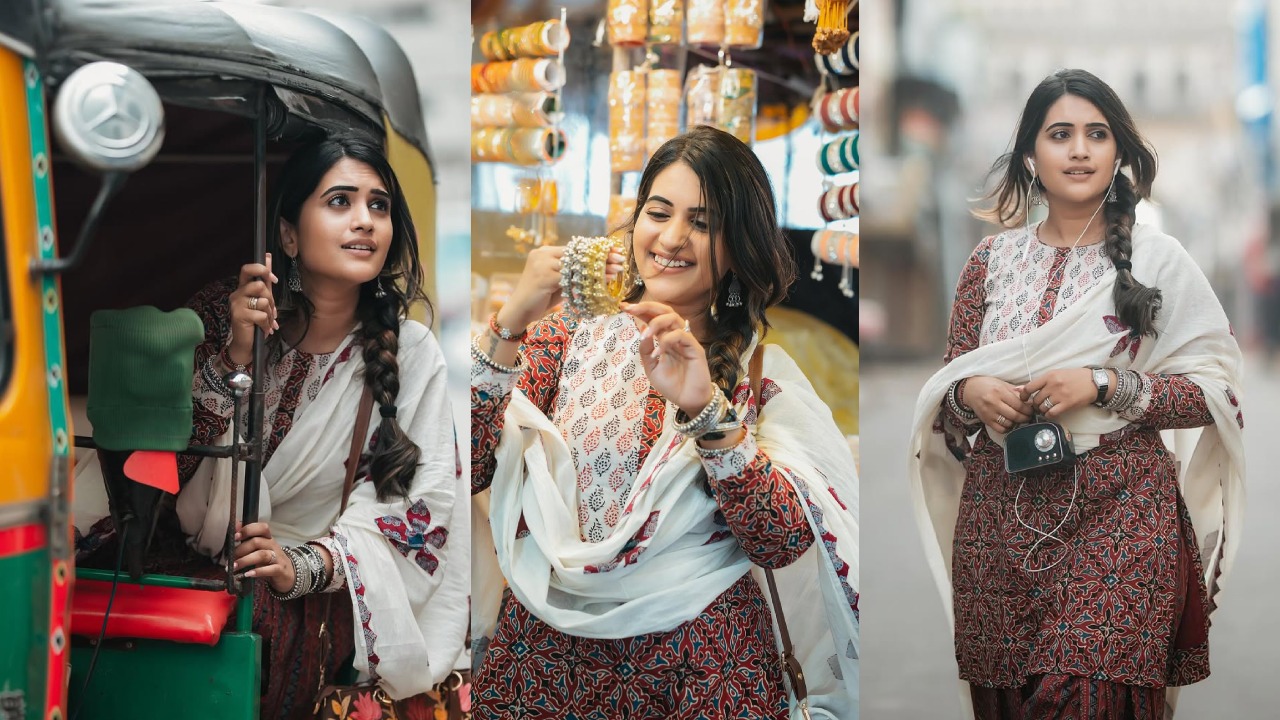 Anchor Sravanthi : పాతబస్తీలో యాంకర్ స్రవంతి సింపుల్ లుక్స్.. ఫొటోలు..