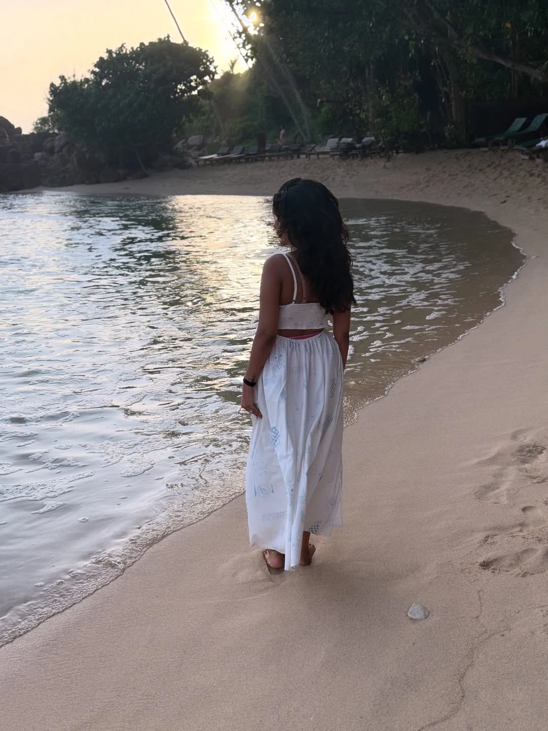 Supritha Enjoying Vacation in Beach