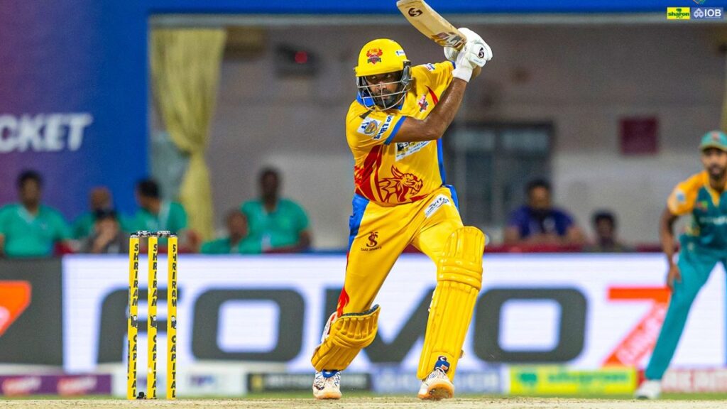 TNPL 2025 Dindigul Dragons vs Trichy Grand Cholas Ravichandran Ashwin 83 runs in just 48 balls